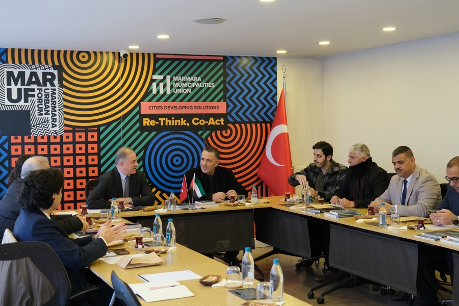 Association of Palestinian Local Authorities Visited Marmara Municipalities Union }