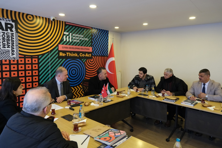 Association of Palestinian Local Authorities Visited Marmara Municipalities Union }