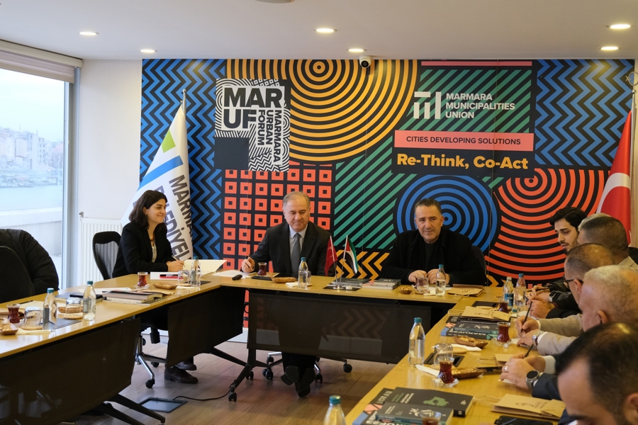 Association of Palestinian Local Authorities Visited Marmara Municipalities Union }