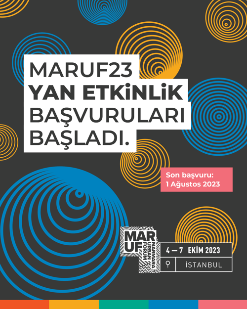 MARUF23 Yan Etkinlik Başvuruları Başladı 