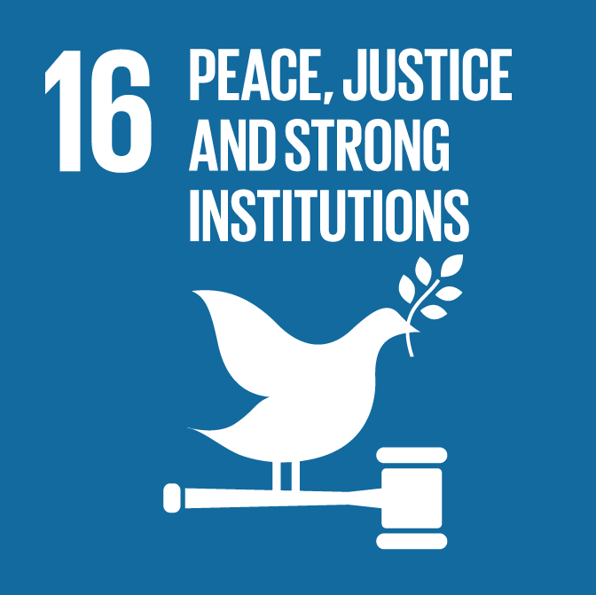 16- Peace, Justice and Strong Institutions 