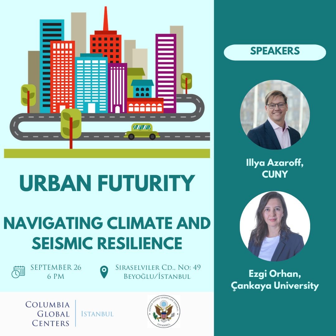 Kentsel Gelecek: İklim ve Deprem Dayanıklılığını Yönetmek Paneli 26 Eylül 2023'te Gerçekleşiyor}