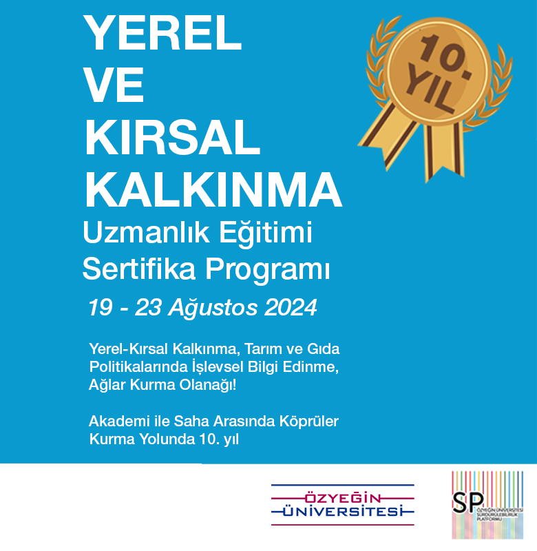 Yerel ve Kırsal Kalkınma Uzmanlık Eğitimi Sertifika Programı}