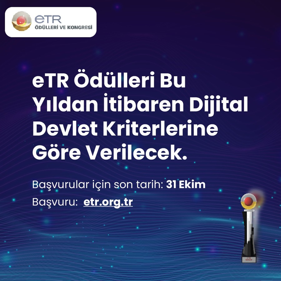 eTR Ödülleri Başvuruları Başladı}