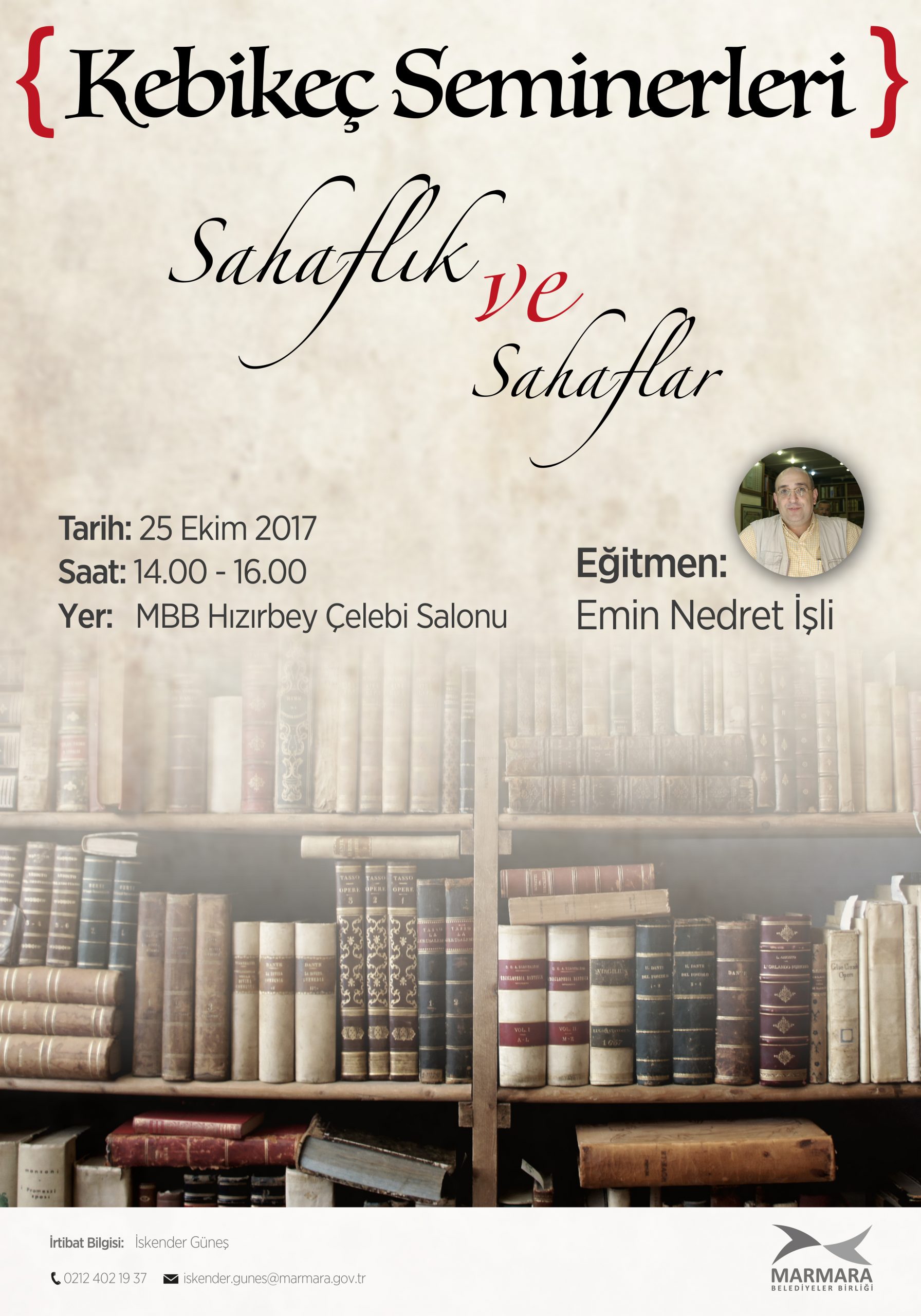 KEBİKEÇ SEMİNERLERİ DEVAM EDİYOR Marmara Belediyeler Birliği